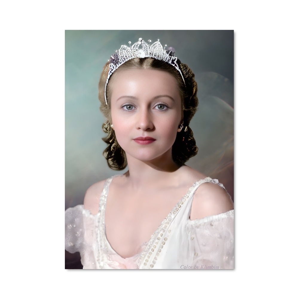 Poster Galina ulanova ballerine